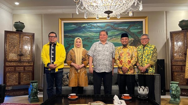 Airlangga Nyatakan Golkar Dukung ASS-Fatma di Pilgub Sulsel